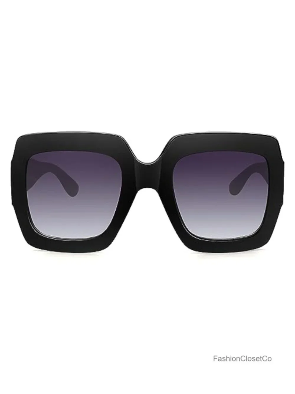 Oversized Square Sunglasses Women Retro UV400 Protection